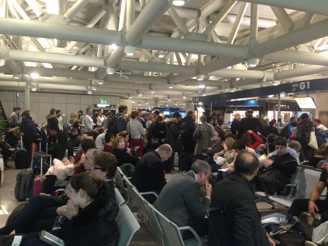 Leonardo Da Vinci Airport di Roma, Italia, 21 Nov 2016 (Photo: Fanny Sue/ Vibizmedia.com)