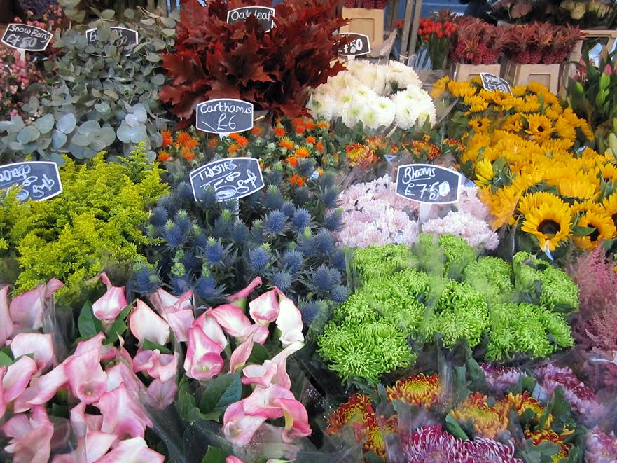 Colombia Road Flower Market di London. FOTO : VIBIZMEDIA.COM/FANNY SUE