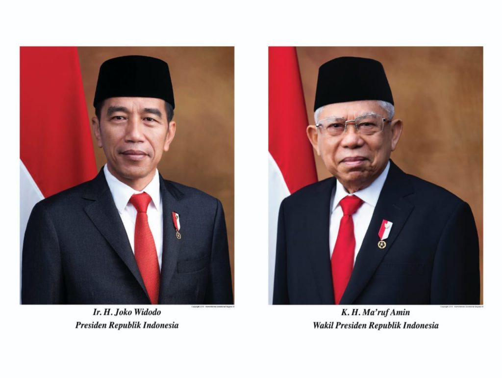 Foto Official Presiden dan Wakil Presiden RI 2019-2024 - Vibizmedia.com