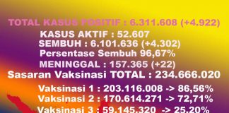 Angka Kasus COVID20Agustus2022