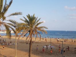 La Barceloneta Pantai Tertua dan di Sukai di Barcelona