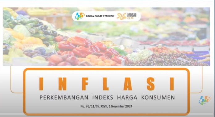 Inflasi Harga Konsumen Oktober 2024