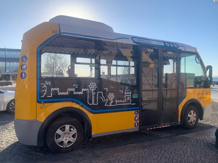 Carris Bus Transportasi di Lisbon Portugal