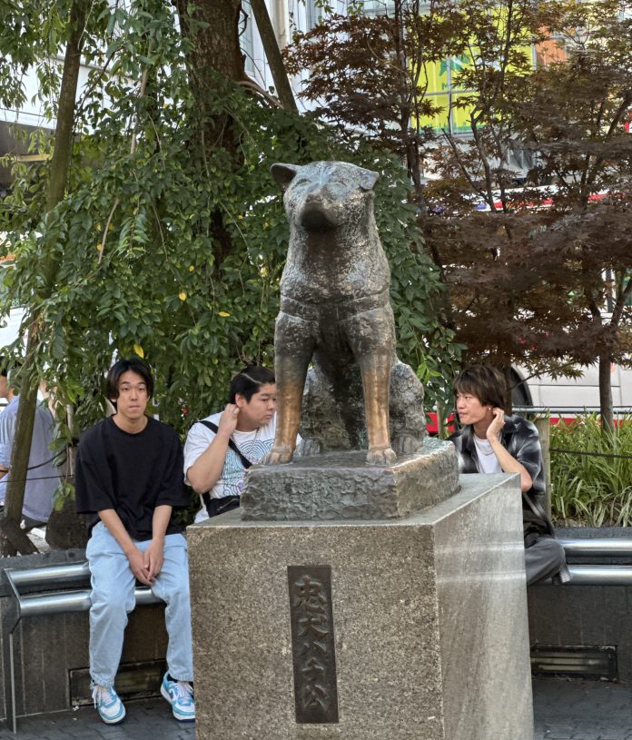 Patung Hachiko di Shibuya Jepang