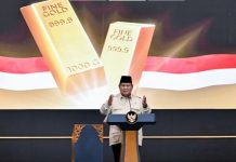 Presiden Prabowo Resmikan Layanan Bank Emas Pertama di Indonesia